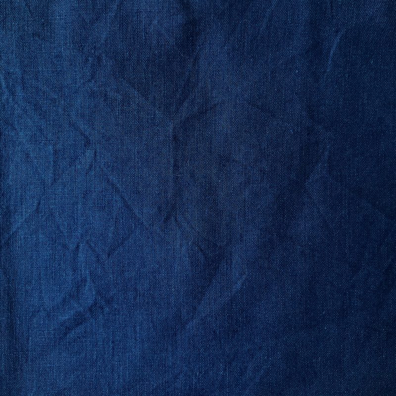 Linen-navy Starling Wrap Skirt